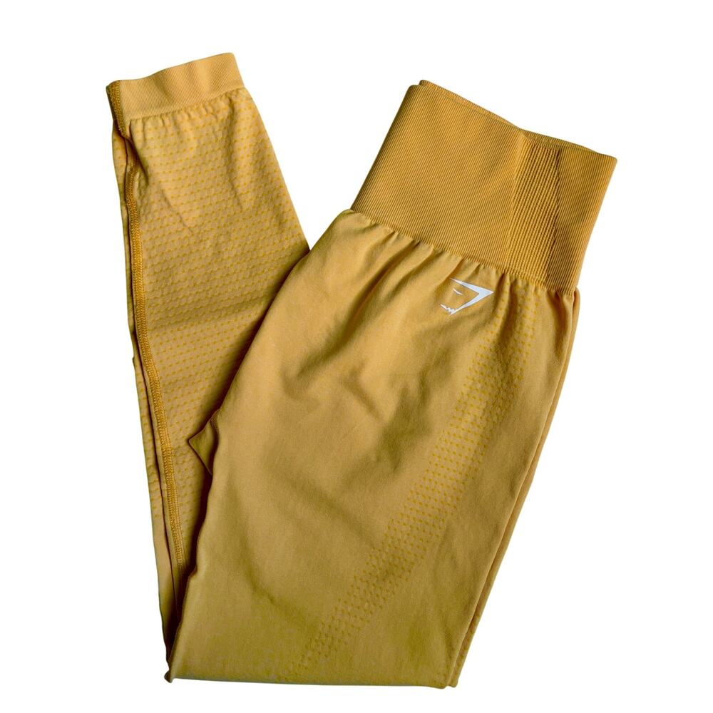 Gymshark Vital Seamless 2.0 Legging (Yellow) - Large